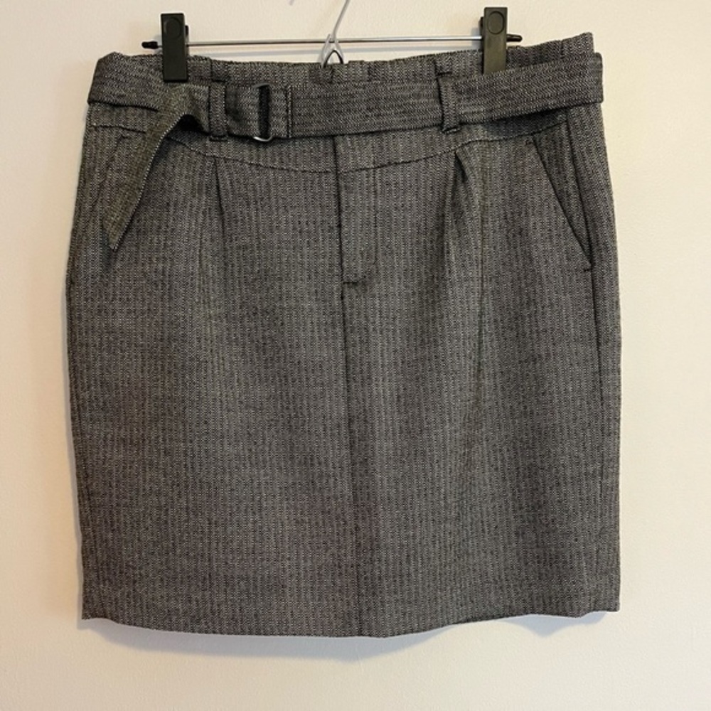 Banana Republic Factory wool blend belted skirt size 12